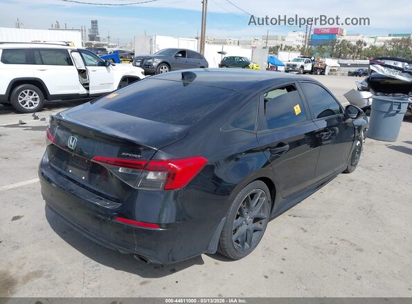 2HGFE2F54NH546430 2022 HONDA CIVIC Черный Задняя правая четверть