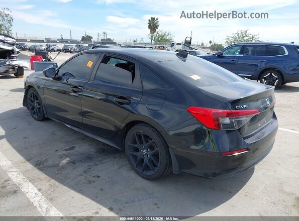 2HGFE2F54NH546430 2022 HONDA CIVIC Черный Задняя левая четверть