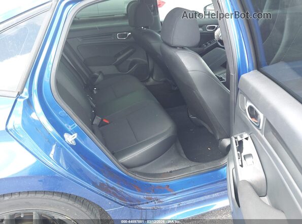 2HGFE2F54PH511311 2023 HONDA CIVIC Blue Vista de la etiqueta del VIN