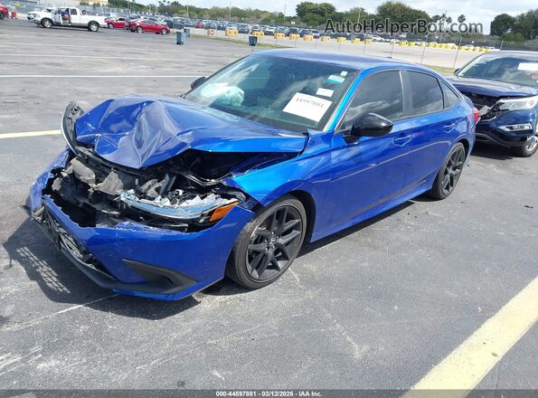 2HGFE2F54PH511311 2023 HONDA CIVIC Blue Vista tres cuartos delantera izquierda