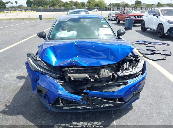 2HGFE2F54PH511311 2023 HONDA CIVIC Blue Vista interior trasera