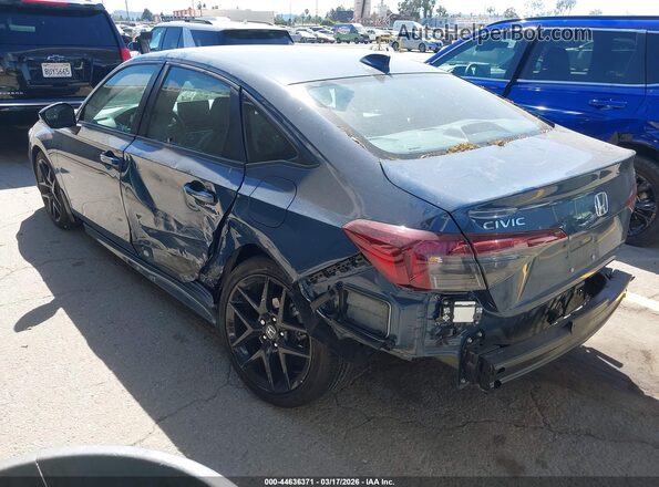 2HGFE2F54SH594571 2025 HONDA CIVIC Blue Trasero izquierdo