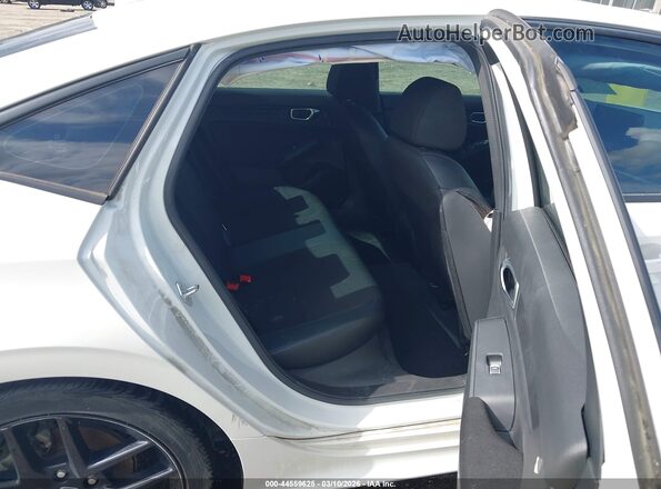 2HGFE2F55PH545239 2023 HONDA CIVIC White Vista de la etiqueta del VIN