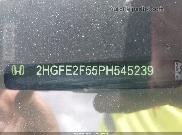 2HGFE2F55PH545239 2023 HONDA CIVIC White 