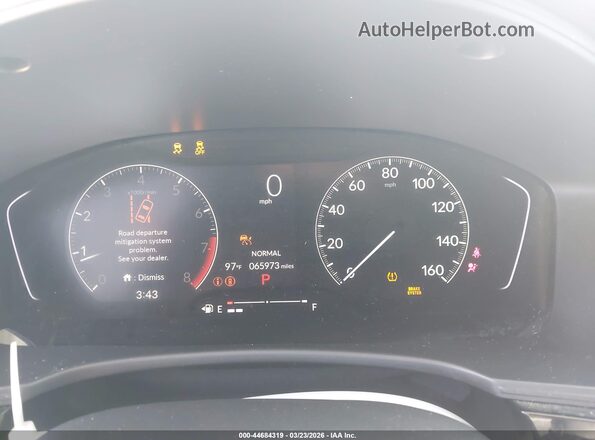 2HGFE2F55PH556953 2023 HONDA CIVIC Gray უკანა სავარძლების ხედი