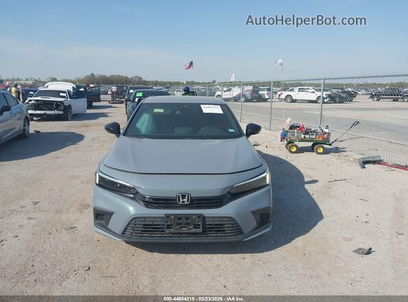 2HGFE2F55PH556953 2023 HONDA CIVIC Gray ხელსაწყოთა პანელის ხედი