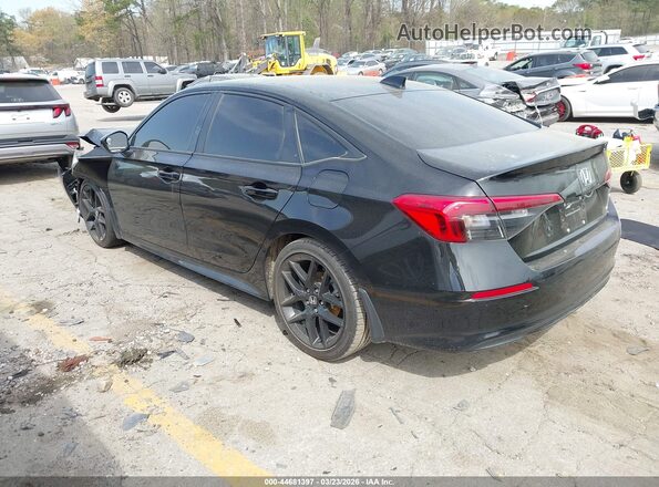 2HGFE2F55RH505648 2024 HONDA CIVIC Черный Задняя левая четверть