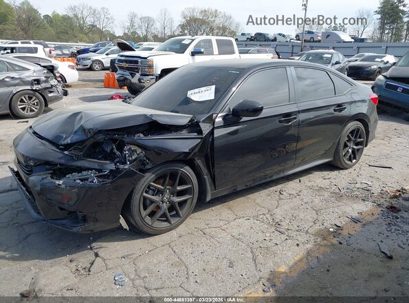 2HGFE2F55RH505648 2024 HONDA CIVIC Черный Передняя левая четверть