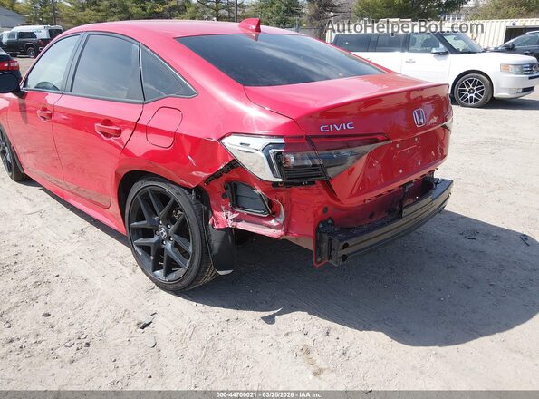 2HGFE2F56PH543533 2023 HONDA CIVIC Red Vista frontal