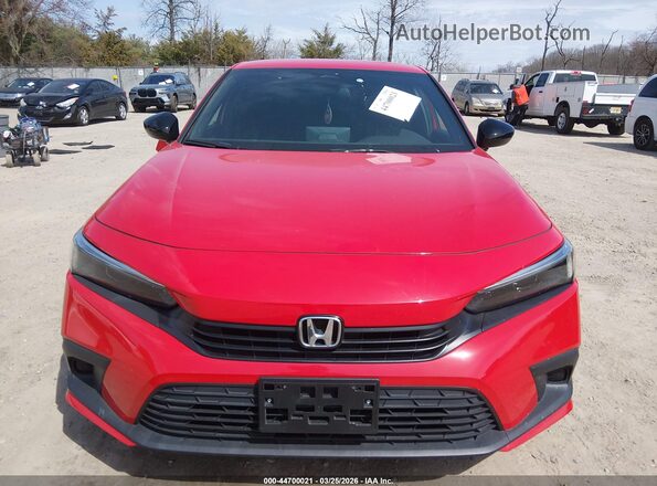 2HGFE2F56PH543533 2023 HONDA CIVIC Red Vista interior trasera