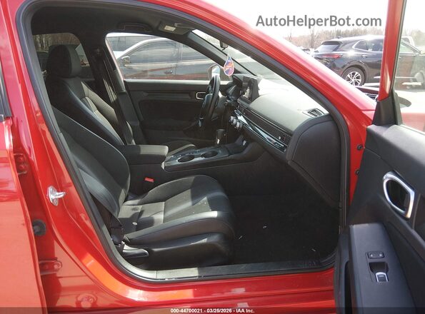 2HGFE2F56PH543533 2023 HONDA CIVIC Red Vista interior delantera