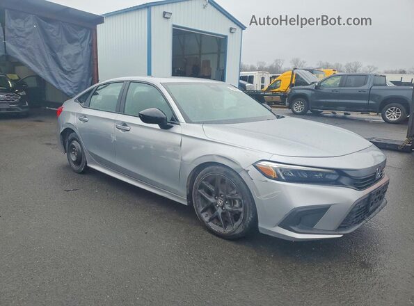 2HGFE2F56RH565597 2024 HONDA CIVIC Серебряный Передняя правая четверть