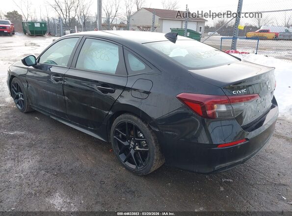 2HGFE2F56SH601326 2025 HONDA CIVIC Black Rear left