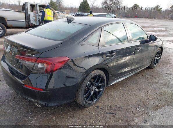 2HGFE2F56SH601326 2025 HONDA CIVIC Black Rear right