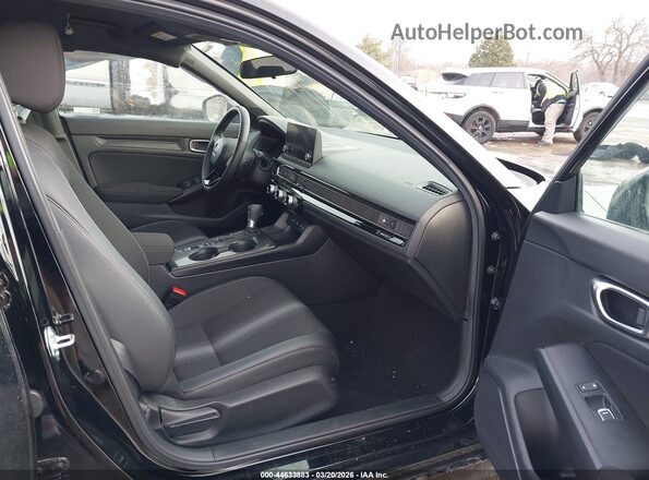 2HGFE2F56SH601326 2025 HONDA CIVIC Black Front interior view