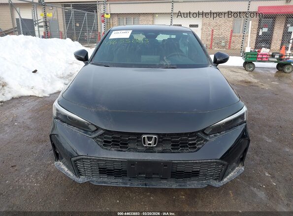2HGFE2F56SH601326 2025 HONDA CIVIC Black Instrument cluster view