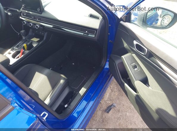 2HGFE2F57PH564410 2023 HONDA CIVIC Синий Вид салона спереди