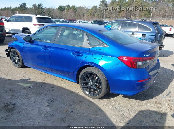 2HGFE2F57PH564410 2023 HONDA CIVIC Синий Задняя левая четверть