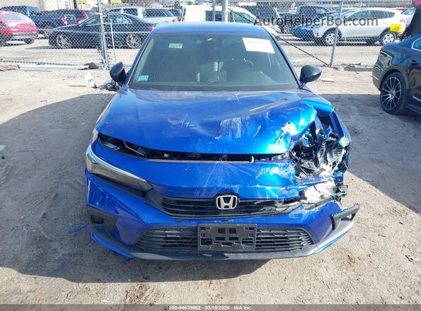 2HGFE2F57PH564410 2023 HONDA CIVIC Синий Вид задней части салона