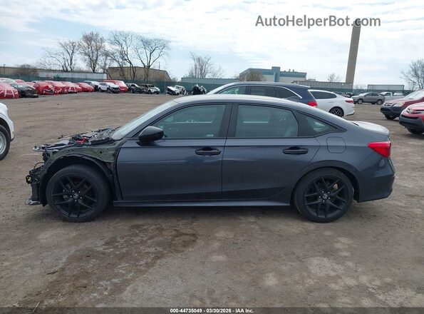 2HGFE2F58PH549270 2023 HONDA CIVIC Gray Widok wnętrza z tyłu