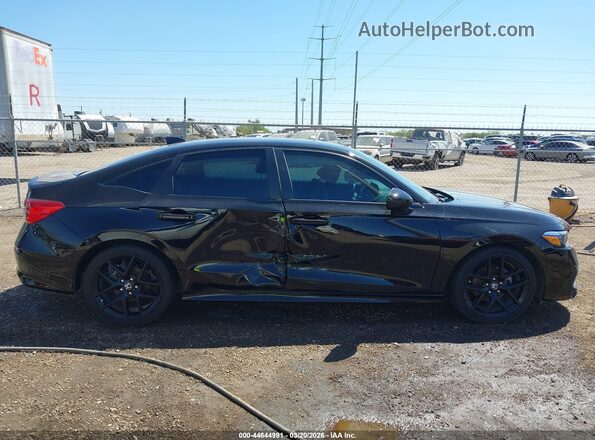 2HGFE2F58RH592493 2024 HONDA CIVIC SEDAN SPORT W/ Black Widok wnętrza z tyłu