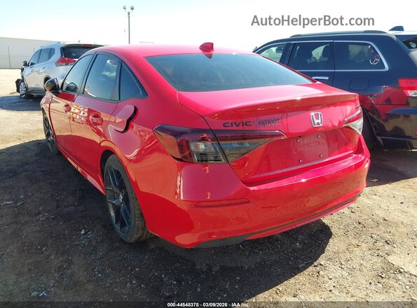 2HGFE2F58TH511497 2026 HONDA CIVIC Red Задня ліва чверть