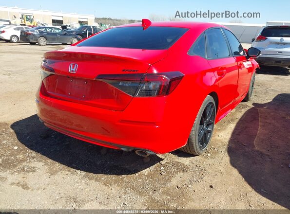 2HGFE2F58TH511497 2026 HONDA CIVIC Red Задня права чверть
