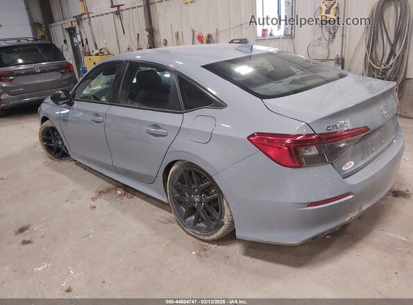 2HGFE2F5XRH539665 2024 HONDA CIVIC Gray Trasero izquierdo