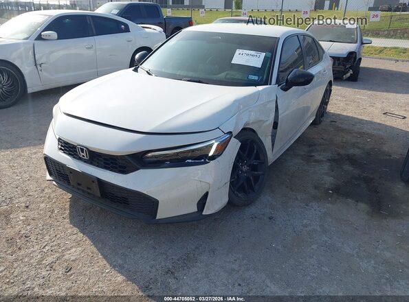 2HGFE2F5XTH522503 2026 HONDA CIVIC White Vista tres cuartos delantera izquierda