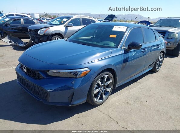 2HGFE4F80SH329457 2025 HONDA CIVIC Blue Vista tres cuartos delantera izquierda