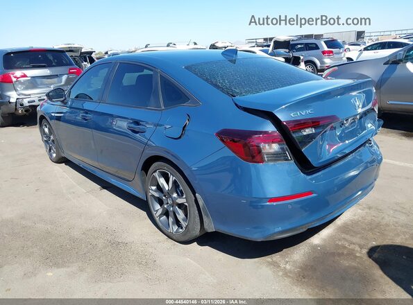 2HGFE4F80SH329457 2025 HONDA CIVIC Blue Trasero izquierdo