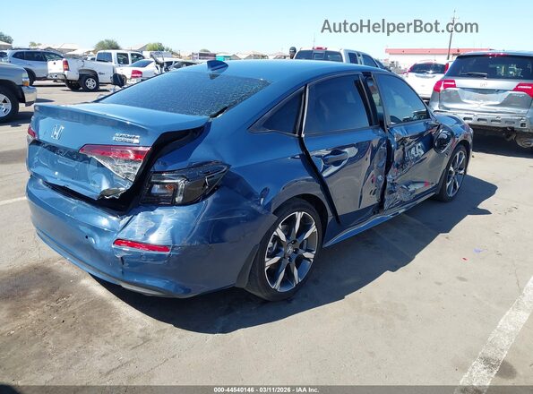 2HGFE4F80SH329457 2025 HONDA CIVIC Blue Trasero derecho