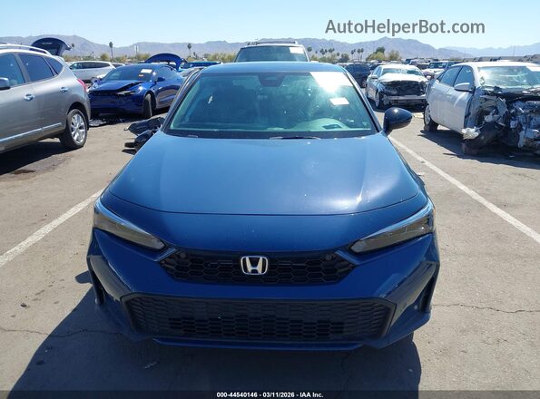 2HGFE4F80SH329457 2025 HONDA CIVIC Blue Vista del cuadro de instrumentos