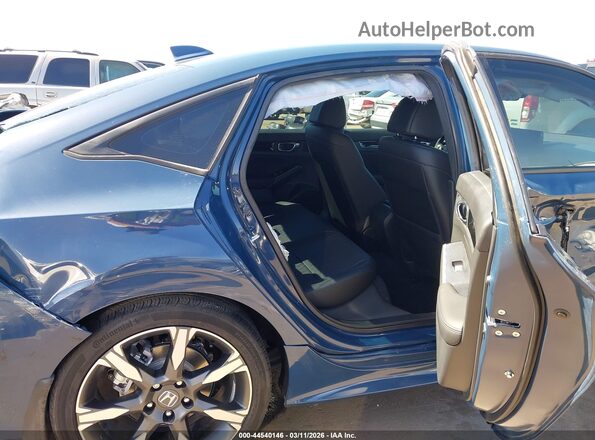 2HGFE4F80SH329457 2025 HONDA CIVIC Blue Vista de la etiqueta del VIN