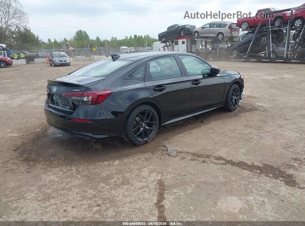 2HGFE4F84SH352837 2025 HONDA CIVIC HYBRID Black Задня права чверть