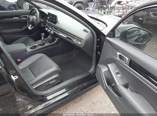 2HGFE4F85SH328563 2025 HONDA CIVIC Black Widok wnętrza z przodu