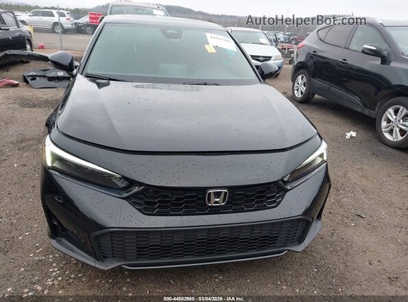 2HGFE4F85SH328563 2025 HONDA CIVIC Black Widok wnętrza z tyłu