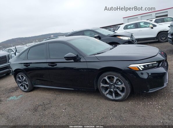 2HGFE4F85SH328563 2025 HONDA CIVIC Black Widok wnętrza 360 stopni