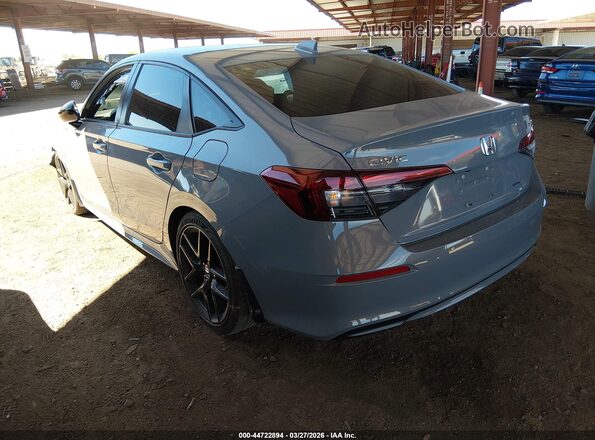 2HGFE4F87SH310680 2025 HONDA CIVIC HYBRID Gray Trasero izquierdo