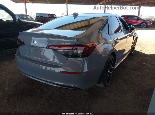 2HGFE4F87SH310680 2025 HONDA CIVIC HYBRID Gray Trasero derecho