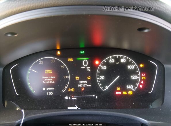 2HGFE4F87SH310680 2025 HONDA CIVIC HYBRID Gray Vista de los asientos traseros
