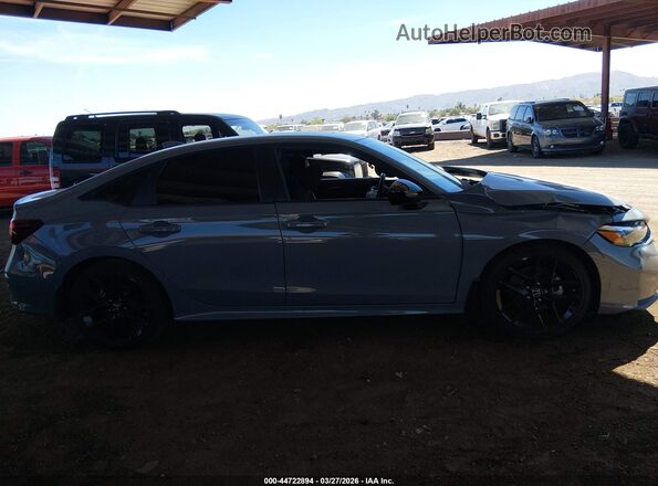 2HGFE4F87SH310680 2025 HONDA CIVIC HYBRID Gray Vista interior de 360 grados