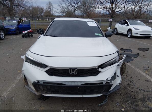 2HGFE4F89SH341235 2025 HONDA CIVIC White Widok zestawu wskaźników