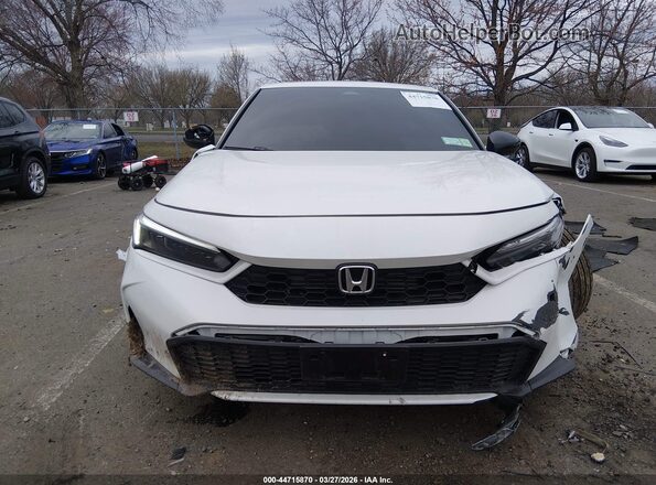 2HGFE4F89SH341235 2025 HONDA CIVIC White Widok z przodu
