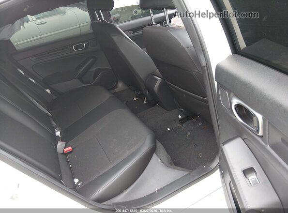 2HGFE4F89SH341235 2025 HONDA CIVIC White Widok naklejki z numerem VIN
