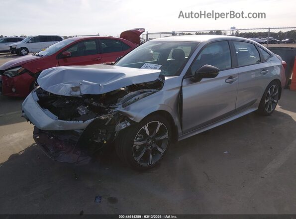 2HGFE4F89SH349206 2025 HONDA CIVIC Серебряный Передняя левая четверть