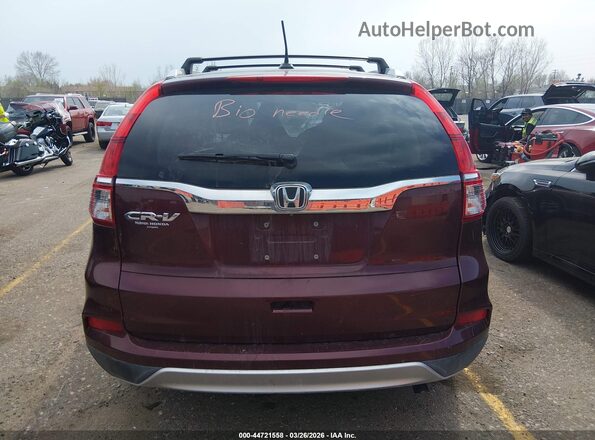 2HKRM3H77GH543695 2016 HONDA CR-V Maroon 