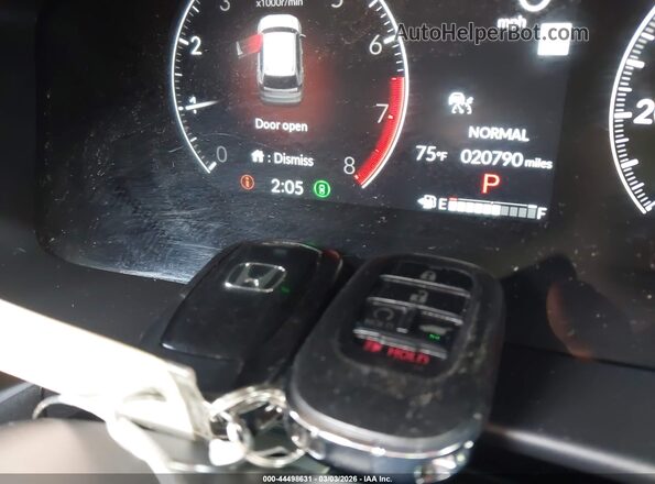 2HKRS4H47RH419740 2024 HONDA CR-V Черный Вид панели приборов