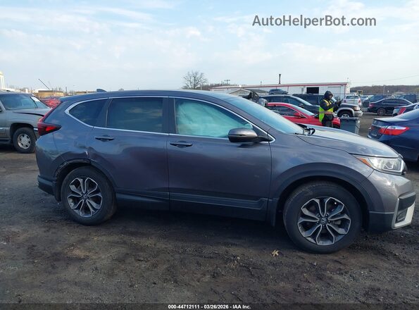 2HKRW2H52NH602135 2022 HONDA CR-V Gray Widok wnętrza z tyłu