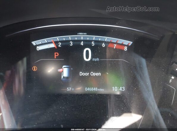 2HKRW2H77NH602701 2022 HONDA CR-V Gray Widok tylnych siedzeń